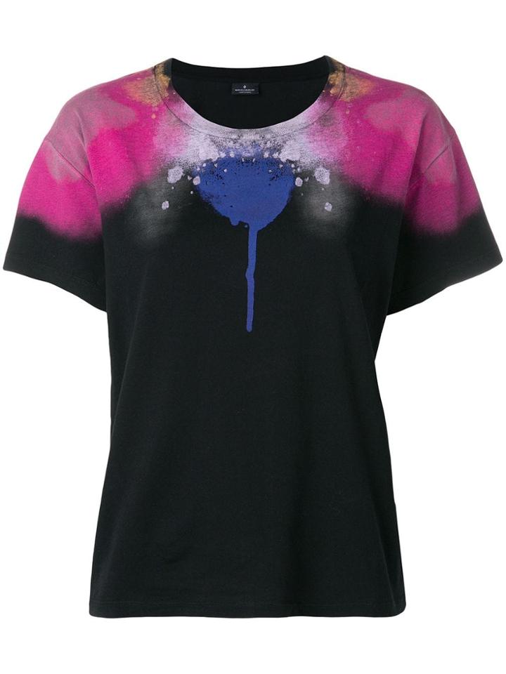Marcelo Burlon County Of Milan Abstract Spray Paint Print T-shirt -
