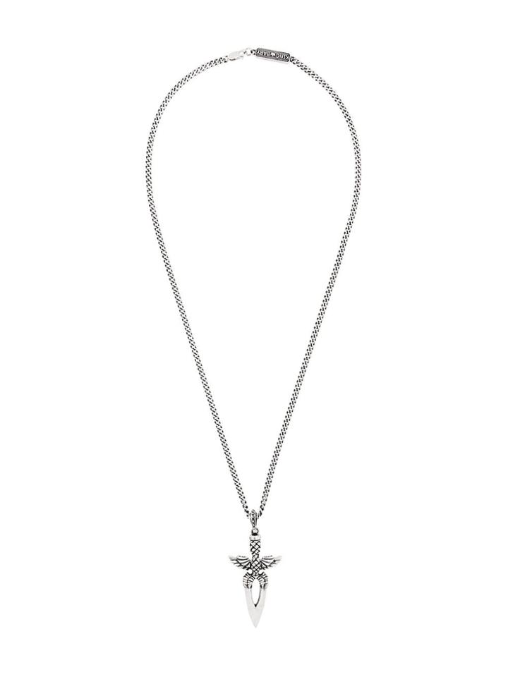 King Baby Pendant Necklace - Silver