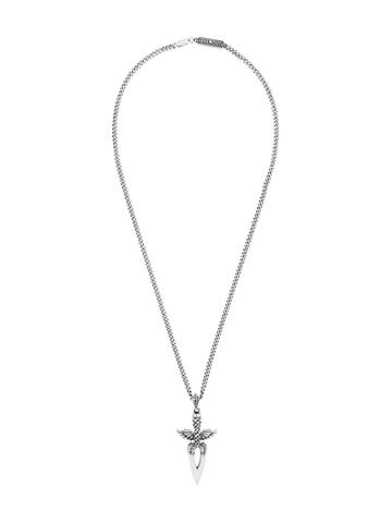 King Baby Pendant Necklace - Silver