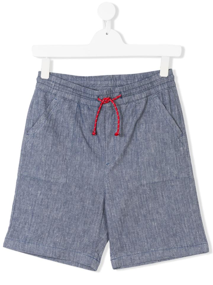 Manuel Ritz Kids Teen Drawstring Shorts - Blue