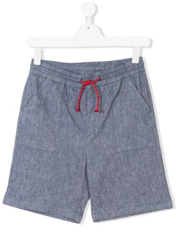 Manuel Ritz Kids Teen Drawstring Shorts - Blue