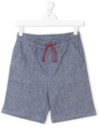 Manuel Ritz Kids Teen Drawstring Shorts - Blue