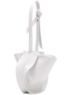 Giaquinto Bucket Panelled Bag - White