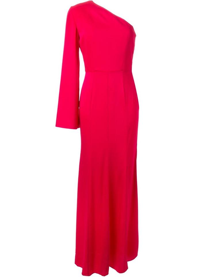 Ginger & Smart Magnetic One Shoulder Gown, Women's, Size: 10, Pink/purple, Viscose/spandex/elastane