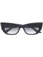 Dita Eyewear Gradient Tint Cat Eye Sunglasses - Black