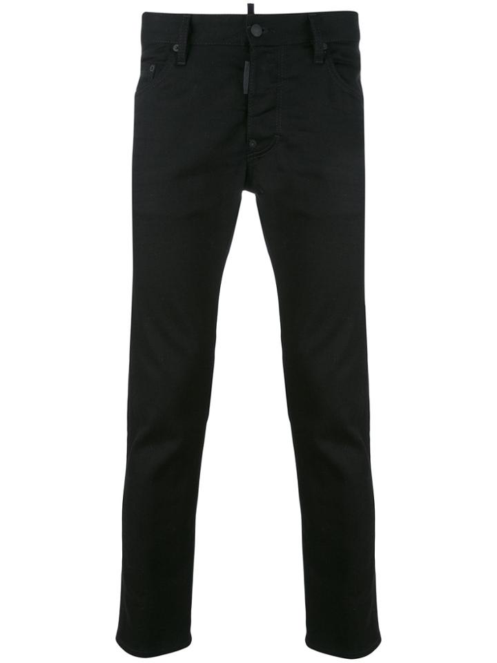 Dsquared2 Slim Wash Jeans - Black