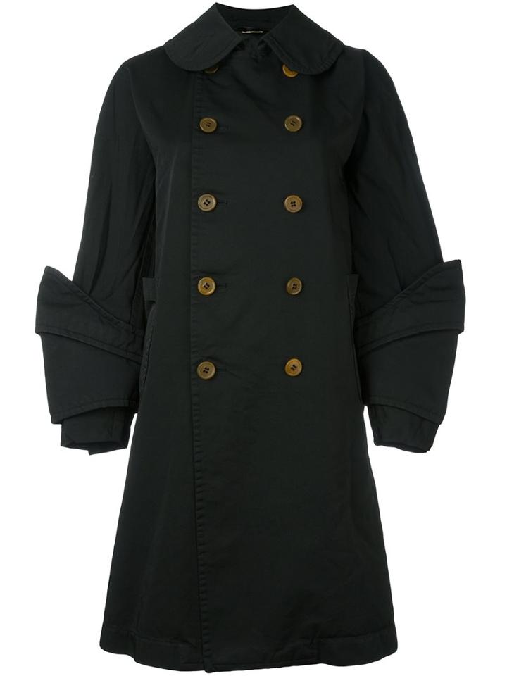 Comme Des Garçons Layered Cuff Coat