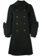 Comme Des Garçons Layered Cuff Coat