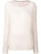 Chiara Bertani Loose Knit Jumper - White