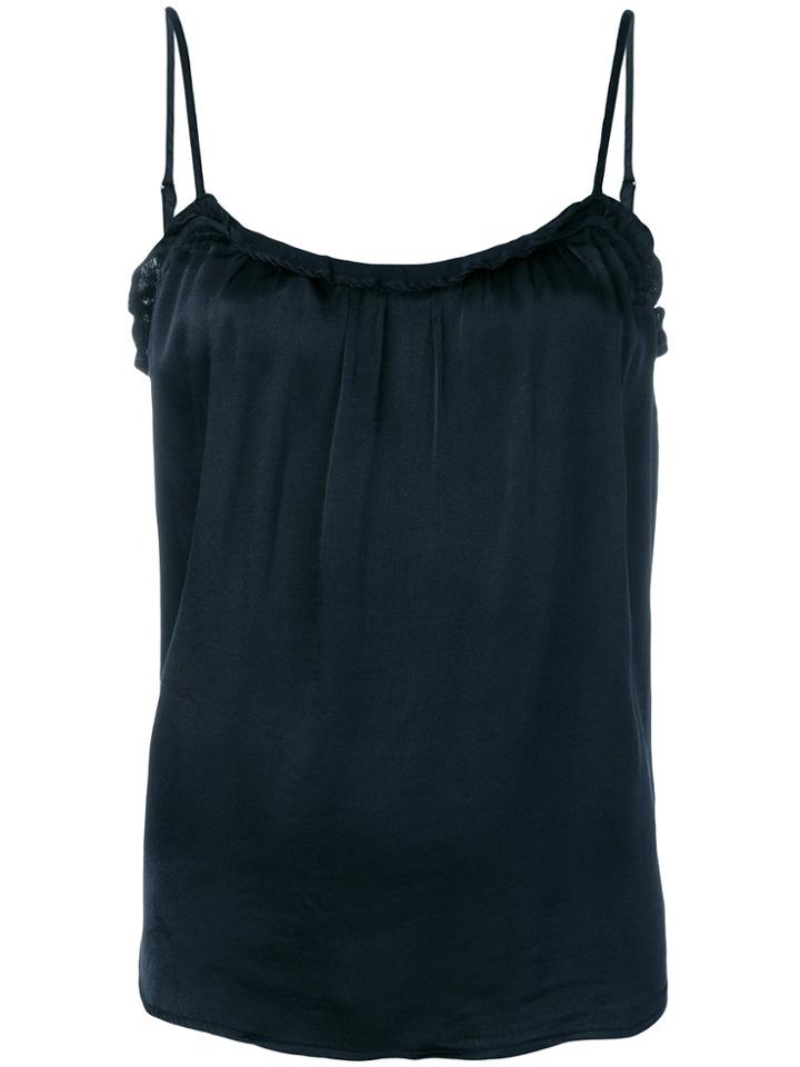Xirena Ruched Vest - Blue