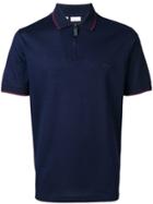 Brioni Zip Collar Polo Shirt - Blue