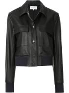 Ck Calvin Klein Cropped Shirt Jacket - Black