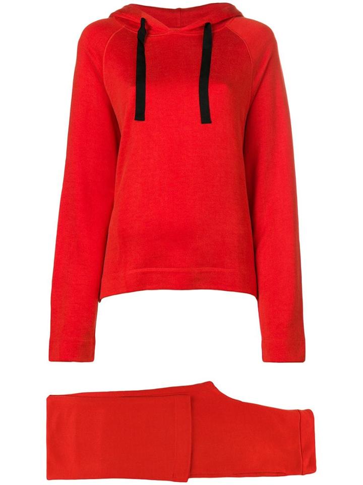 Majestic Filatures Two-piece Tracksuit - Red