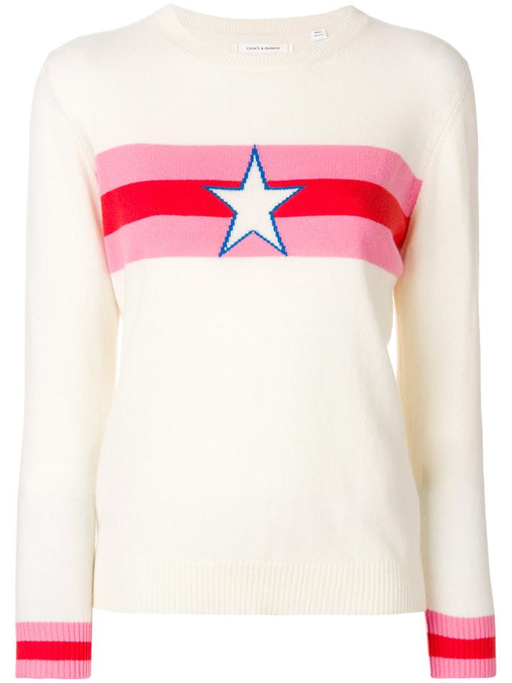 Chinti & Parker Star Crossed Sweater - Nude & Neutrals