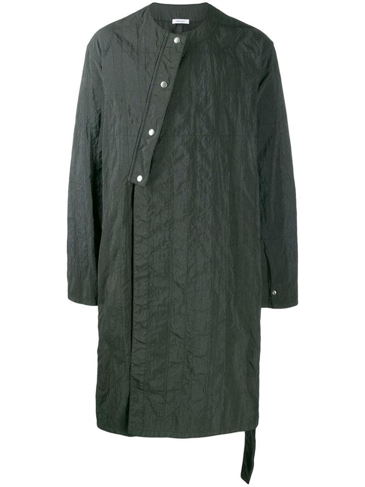Jil Sander Buttoned Coat - Grey