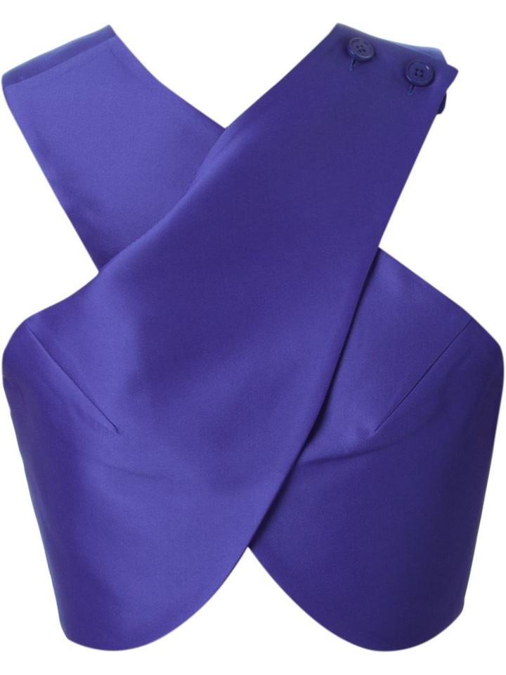 Carven Crisscross Top