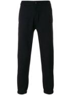Attachment Straight-leg Sweatpants - Blue