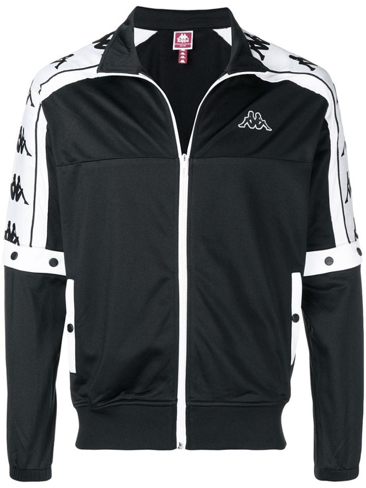 Kappa Side Logo Cardigan - Black