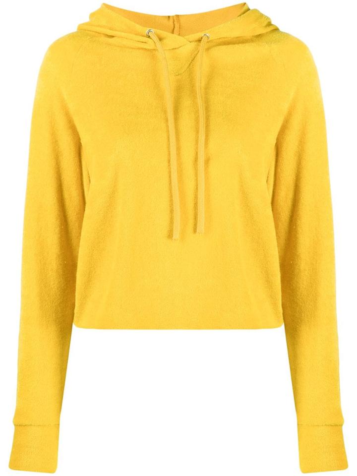 Majestic Filatures Knitted Hoodie - Yellow