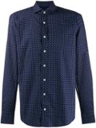 Hackett Petal-pattern Slim Shirt - Blue