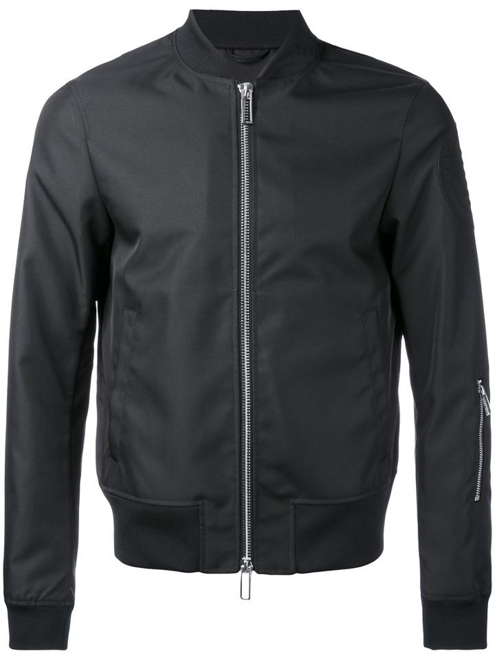 Emporio Armani - Logo Bomber Jacket - Men - Polyester - Xl, Black, Polyester