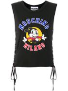 Moschino Vintage Mickey Tank Top - Black