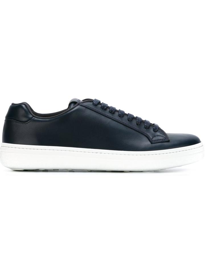 Church S Mirfield Sneakers, Men's, Size: 6, Blue, Leather/rubber