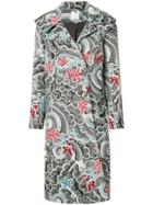Ultràchic Printed Coat - Blue