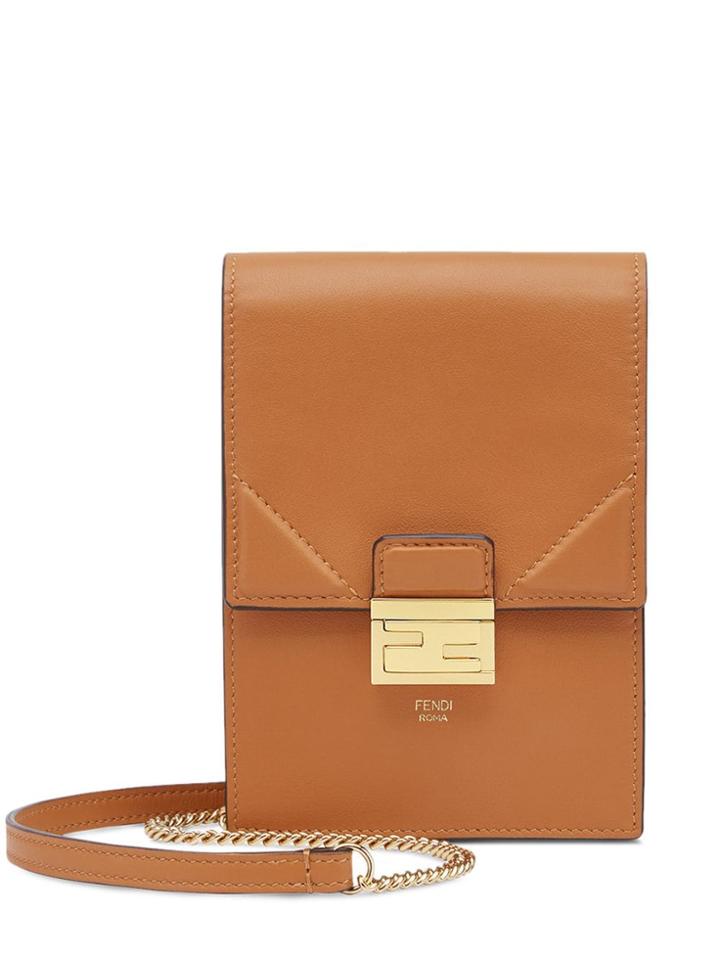 Fendi Kan U Wallet On Chain - Brown