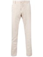 Incotex - Classic Chinos - Men - Cotton/linen/flax - 38, Nude/neutrals, Cotton/linen/flax