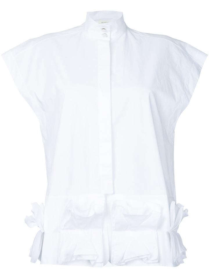 Delpozo Frill-trim Shirt - White