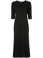 Des Prés Shift Midi Dress - Black