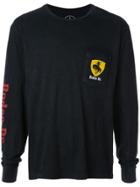 Local Authority Graphic Patch Long-sleeved T-shirt - Black