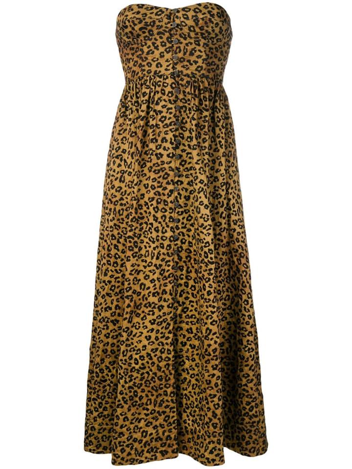 Mara Hoffman Mercedes Off-shoulder Dress - Brown