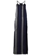 Ilaria Nistri Striped Long Slip Dress