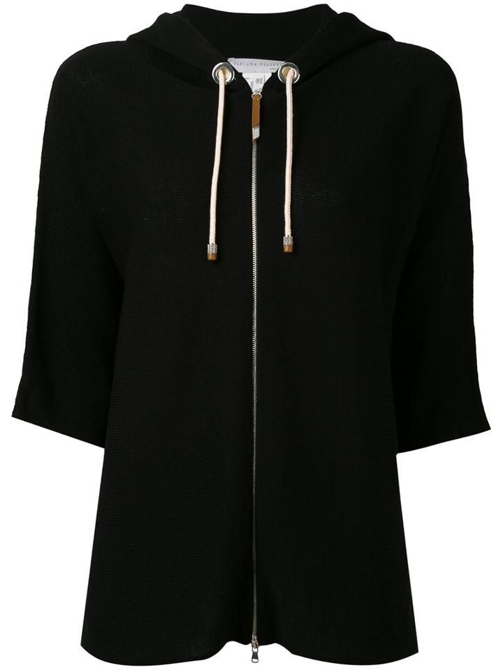 Fabiana Filippi - Knitted Cardigan - Women - Cotton - 42, Black, Cotton