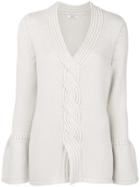 Liska Cashmere Cable Knit Sweater - Neutrals