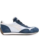 Diadora Equipe L Perf Sw Sneakers, Men's, Size: 9, Blue, Cotton/suede/leather/rubber