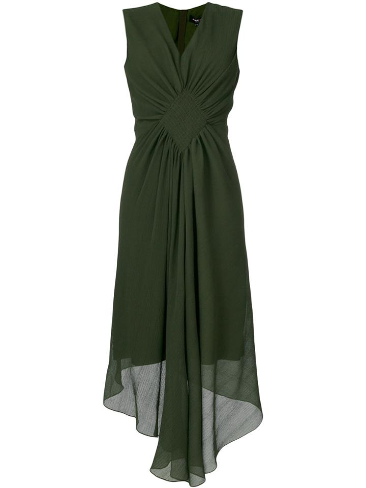 Paule Ka Gathered Front Dress - Green