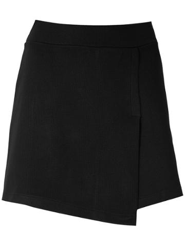 Magrella Wrap Mini Skirt - Black