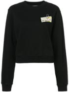 Off-white Chest Print Sweatshirt - Black