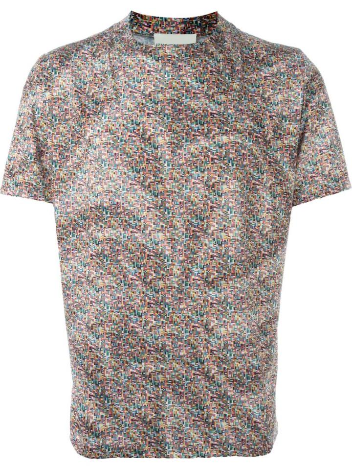Stephan Schneider Flag Print Maltese T-shirt, Men's, Size: L, Polyester
