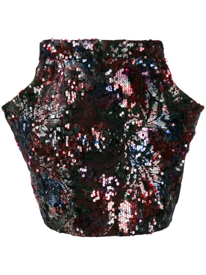 Roseanna Bowie Turner Sequin Skirt - Blue