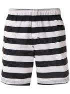 Osklen Striped Grécia Shorts - Black