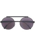 Mykita - 'verbal' Sunglasses - Unisex - Metal (other) - One Size, Black, Metal (other)