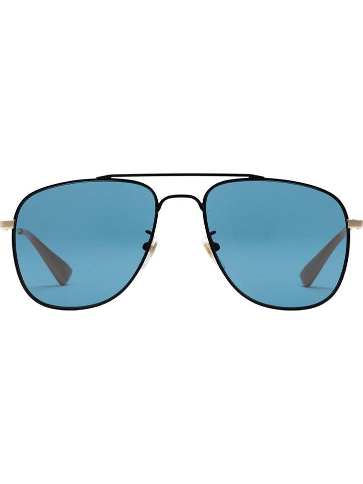 Gucci Eyewear Aviator Sunglasses - Blue