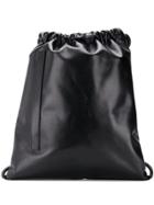 Erika Cavallini Drawstring Backpack - Black