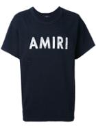 Amiri - Logo Print T-shirt - Men - Cotton - Xl, Black, Cotton