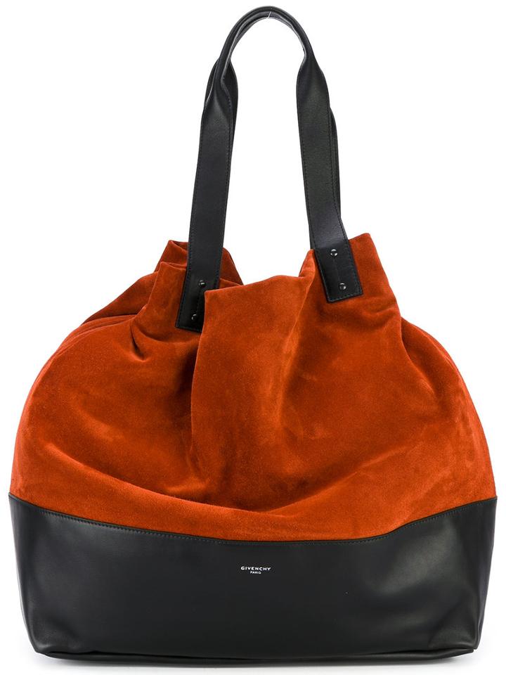 Givenchy - Slouchy Shoulder Bag - Women - Calf Leather/suede - One Size, Yellow/orange, Calf Leather/suede