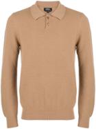A.p.c. Knitted Polo Shirt - Neutrals